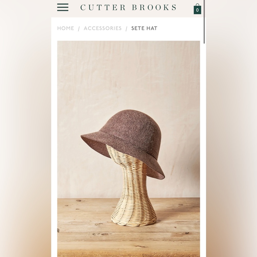 100% Wool Hat - NEVER WORN